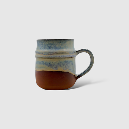 Handmade Wheel Thrown Coffee Mug I Unique Shape and Glaze I MM04